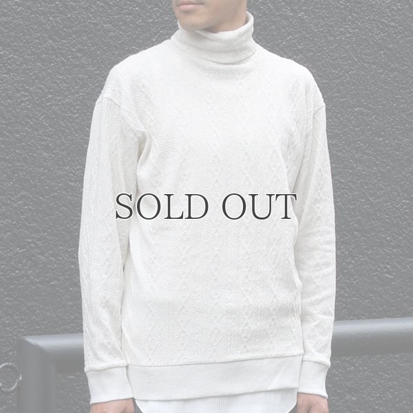 画像7: ケーブルセットインスリーブ タートルネックニットソー/ Upscape Audience