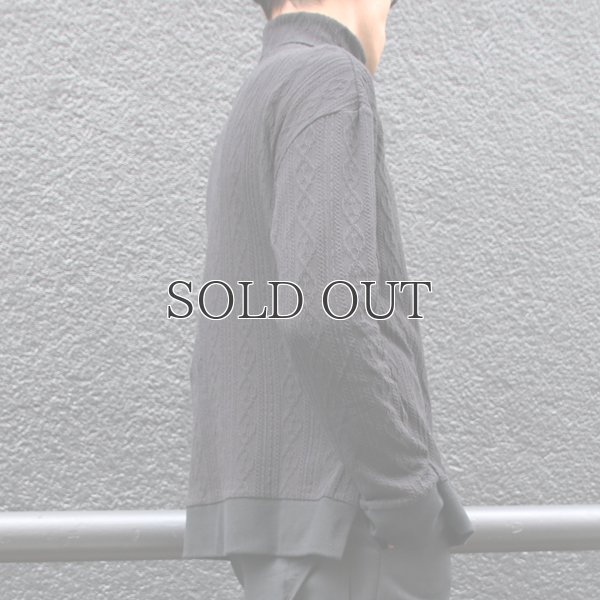 画像10: ケーブルセットインスリーブ タートルネックニットソー/ Upscape Audience