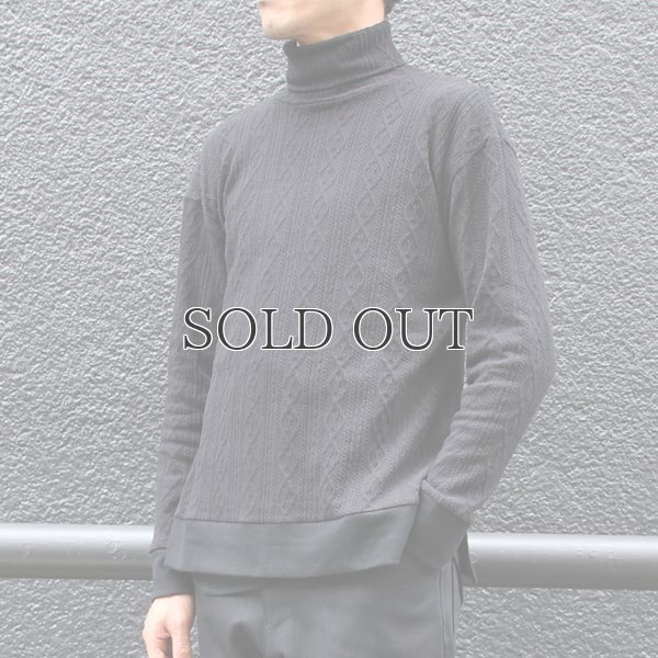 画像9: ケーブルセットインスリーブ タートルネックニットソー/ Upscape Audience