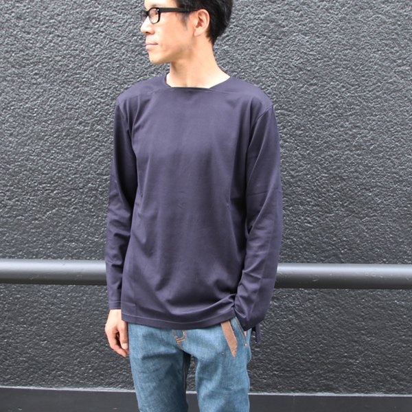 画像13: 【RE PRICE / 価格改定】コーマ天竺ボートネックフットボールL/S　Tee【MADE IN JAPAN】『日本製』/ Upscape Audience