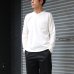 画像10: 【RE PRICE/価格改定】コーマ天竺 2TONE Vネック ポケ付き L/S Tee【MADE IN JAPAN】『日本製』/ Upscape Audience