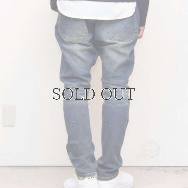 画像8: ヴィンテージウォッシュレイヤードストレッチデニムパンツ  / Audience
