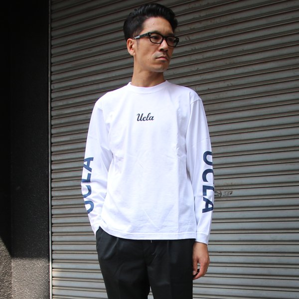画像11: 【RE PRICE / 価格改定】オールドプリント"UCLA-Small"米綿長袖TEE / Audience