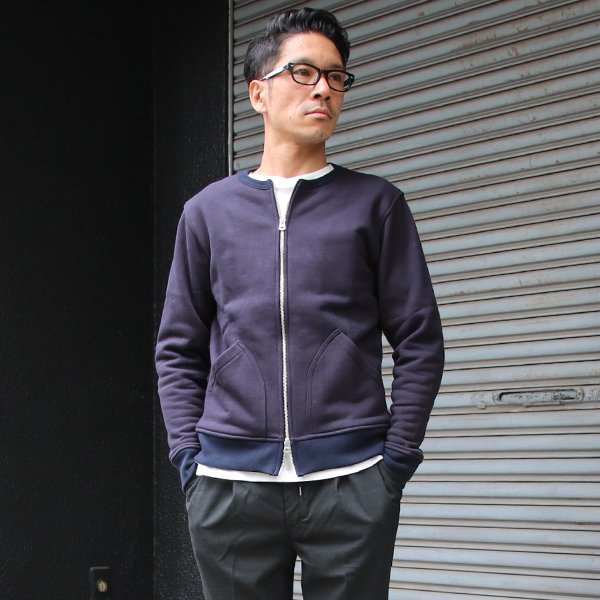 画像7: 【RE PRICE / 価格改定】ヘビーウェイト裏毛クルーネックブルゾン【MADE IN JAPAN】『日本製 / Upscape Audience