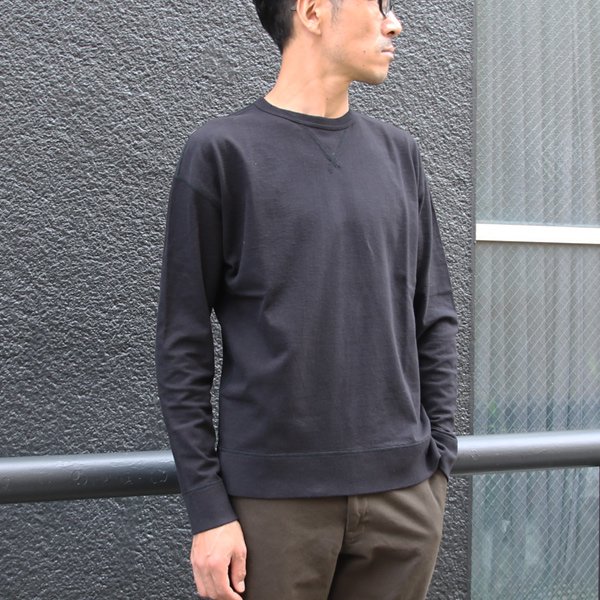 画像12: 【RE PRICE/価格改定】吊り編み天竺ガゼットクルーネック スウェットビッグ長袖Tee【MADE IN TOKYO】『東京製』/ Upscape Audience