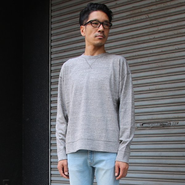 画像14: 【RE PRICE/価格改定】吊り編み天竺ガゼットクルーネック スウェットビッグ長袖Tee【MADE IN TOKYO】『東京製』/ Upscape Audience
