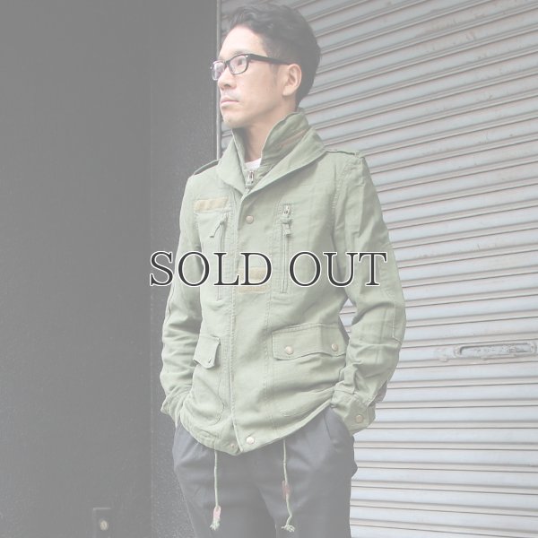 画像3: コットンリネンヘリンボーンへちま襟F-2ジャケット 【送料無料】 / Audience