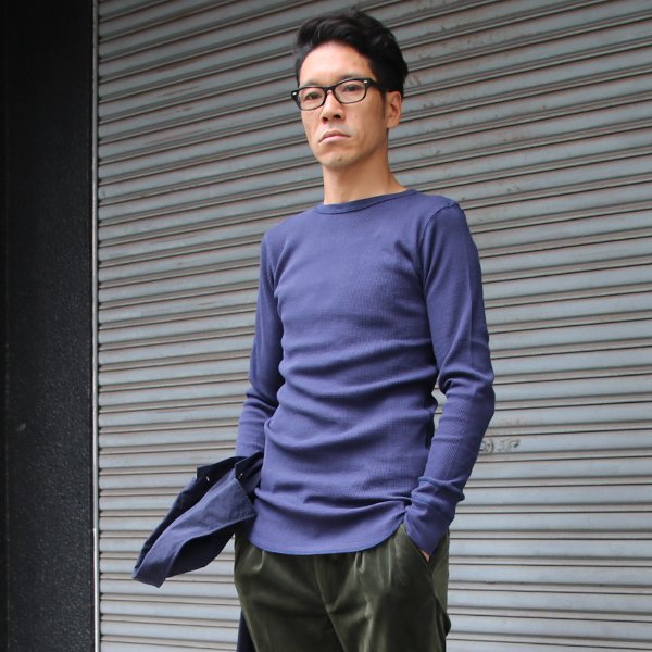 画像10: 【RE PRICE/価格改定】度詰ワッフルクルーネックロング長袖カットソー【MADE IN JAPAN】『日本製』 / Upscape Audience