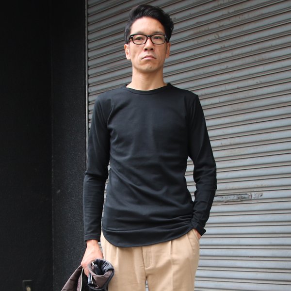 画像6: 【RE PRICE/価格改定】コーマ天竺ロング丈長袖Tシャツ【MADE IN JAPAN】『日本製』/ Upscape Audience