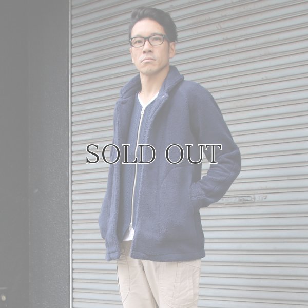 画像13: ソフトタッチ ボアフリース ショールカラー スナップジャケット【MADE IN JAPAN】『日本製』/ Upscape Audience