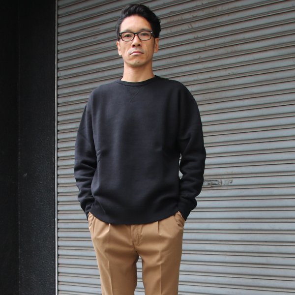 画像5: ヴィンテージ30/7裏起毛 Vガゼット クルーネック スウェット【MADE IN TOKYO】『東京製』/ Upscape Audience