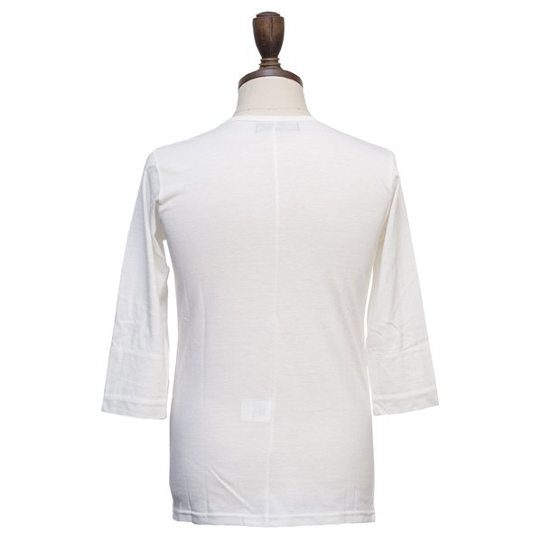 画像10: 【RE PRICE / 価格改定】ガラガラ紡Vネック7分袖カットソー【MADE IN JAPAN】『日本製』/ Upscape Audience