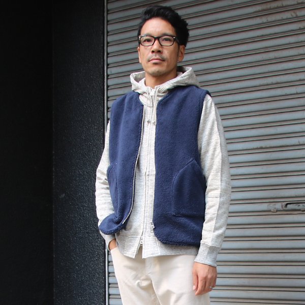 画像14: 【RE PRICE/価格改定】度詰裏毛フードスタンドブルゾン 【MADE IN JAPAN】『日本製』/ Upscape Audience