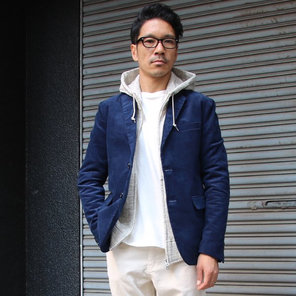 画像13: 【RE PRICE/価格改定】度詰裏毛フードスタンドブルゾン 【MADE IN JAPAN】『日本製』/ Upscape Audience