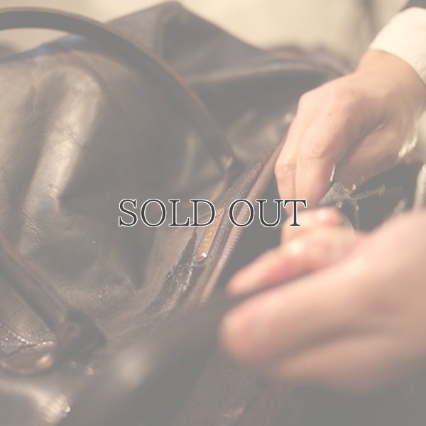 画像20: デッドストックレインカモテント生地×Leather Travel Mini Tote Bag 【送料無料】 / Upscape Audience VASCO