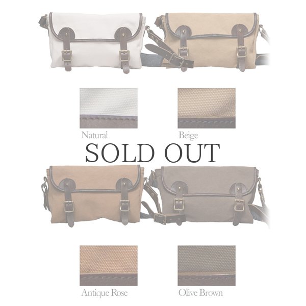 画像6: 国産キャンバス×レザーフィッシングミニショルダーバッグ 【送料無料】 / VASCO