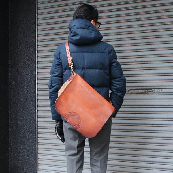 画像4: キャンバス×レザー メールバッグ【MADE IN JAPAN】『日本製』【送料無料】  / vasco