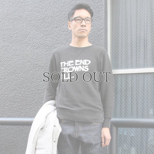 画像6: 【RE PRICE/価格改定】オールドプリント"The End Crowns All."ヴィンテージガゼットクルーネックスウェット / Audience