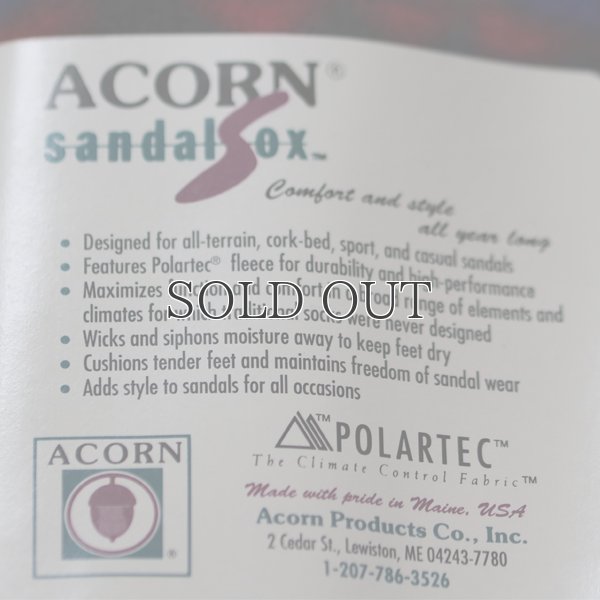 画像9: ACORN(エイコーン)/フリースソックス【MADE IN U.S.A】『米国製』/ デッドストック