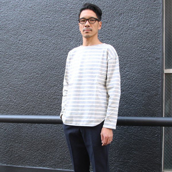 画像8: 【RE PRICE / 価格改定】Basque10オンス（バスク天竺）ボートネックビックカットソー長袖【MADE IN JAPAN】『日本製』 / Upscape Audience