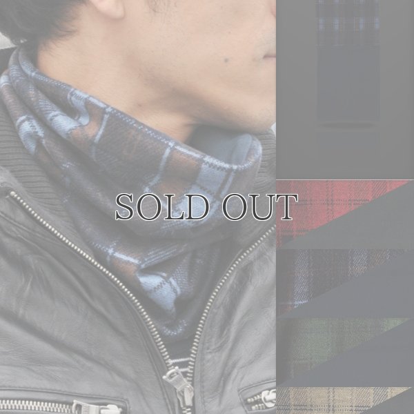 画像10: プレッピーチェックジャガードリバーシブルネックウォーマー/キャップ【MADE IN JAPAN】 / Upscape Audience