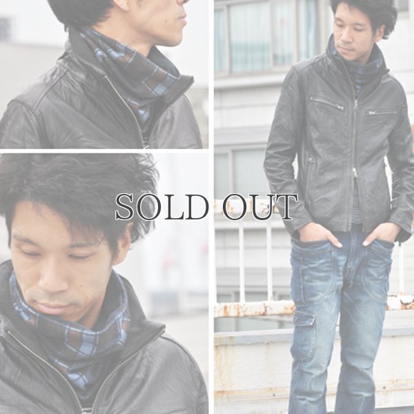 画像6: プレッピーチェックジャガードリバーシブルネックウォーマー/キャップ【MADE IN JAPAN】 / Upscape Audience