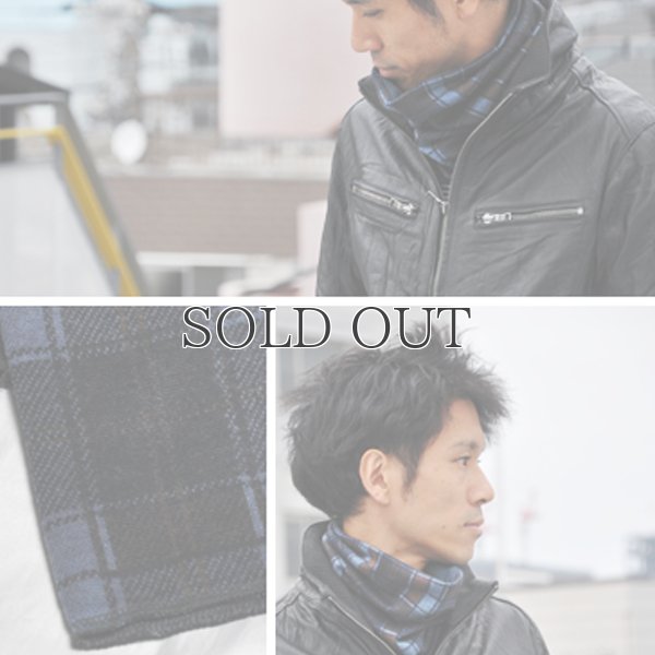 画像8: プレッピーチェックジャガードリバーシブルネックウォーマー/キャップ【MADE IN JAPAN】 / Upscape Audience