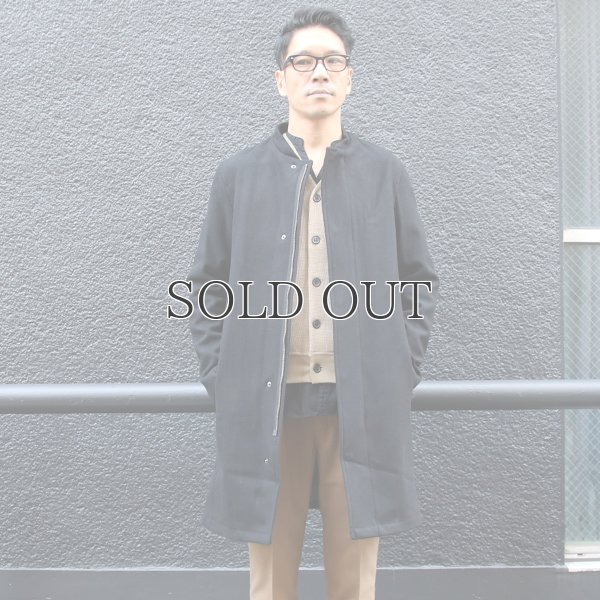 画像8: 840gピュアウールメルトン脱着フードノーカラーコート 【送料無料】 / Audience