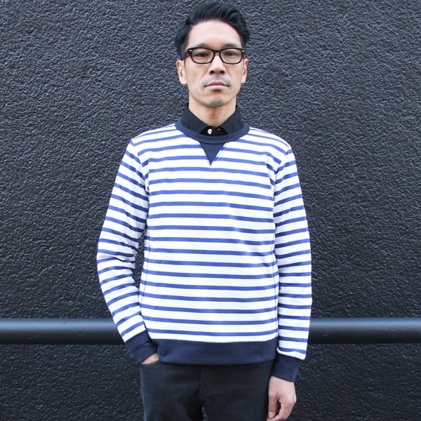 画像9: 【RE PRICE/価格改定】BSQボーダークルーネック長袖ガゼットカットソー【MADE IN JAPAN】『日本製』/ Upscape Audience