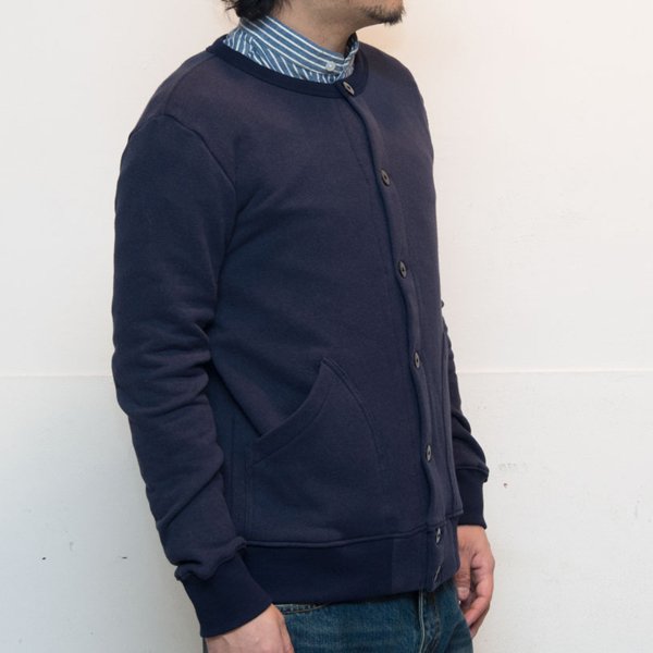 画像10: 【RE PRICE / 価格改定】ソフトエアー裏毛ノーカラーブルゾン【MADE IN JAPAN】『日本製』/ Upscape Audience