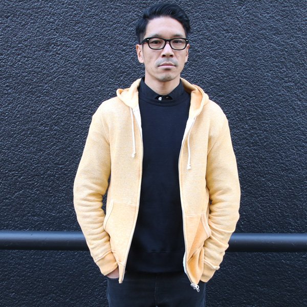 画像9: 【RE PRICE / 価格改定】ヴィスコース粗挽TOP裏毛フード長袖ジップパーカー【MADE IN JAPAN】『日本製』/ Upscape Audience