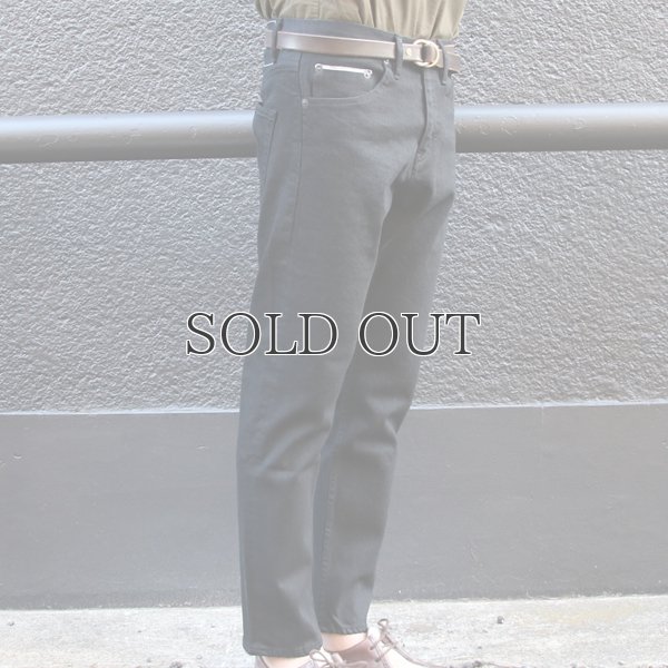 画像5: 黒×黒セルヴィッチ（赤耳）ストレッチデニムアンクルパンツ『日本製』【送料無料】  / Upscape Audience