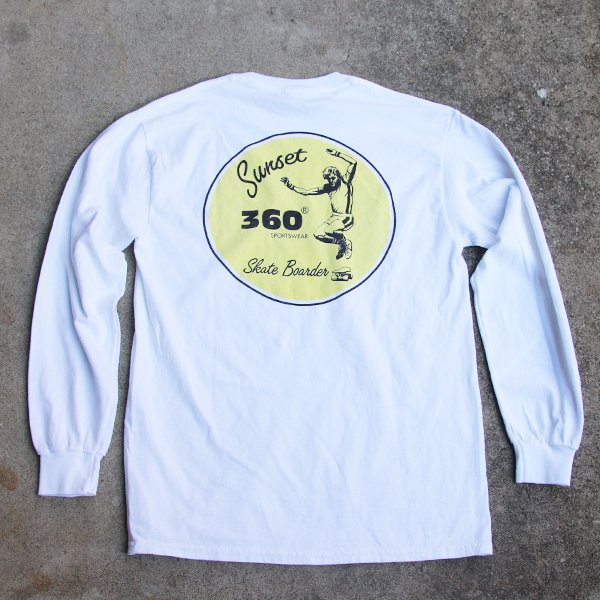 画像16: 【RE PRICE / 価格改定】360°SPORTS WEAR（スリーシックスティスポーツウェア） "CIRCLE" 6oz米綿丸胴L/S Tee/ Audience