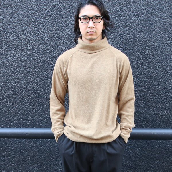 画像7: 【RE PRICE/価格改定】9Gスパン起毛タートルネック長袖ニットソー【MADE IN JAPAN】『日本製』/ Upscape Audience