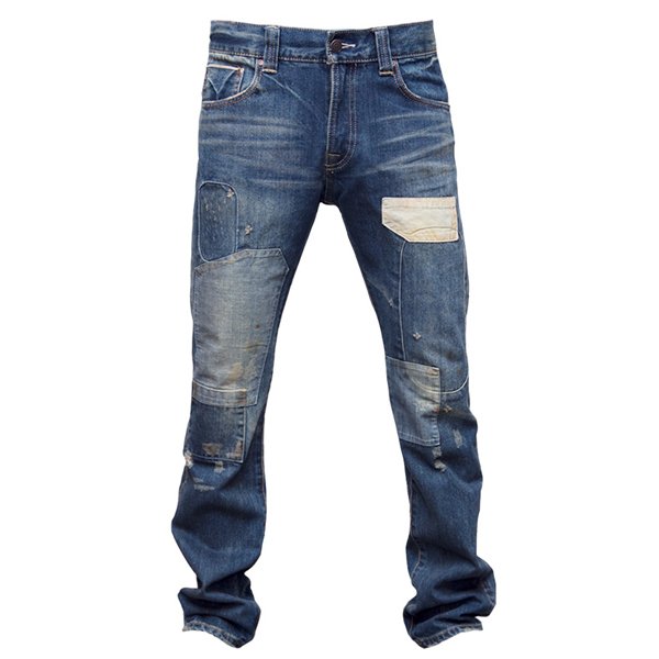 画像10: 【RE PRICE/価格改定】68'sヴィンテージ加工タイトフィットストレートセルヴィッチデニムパンツ  / Audience