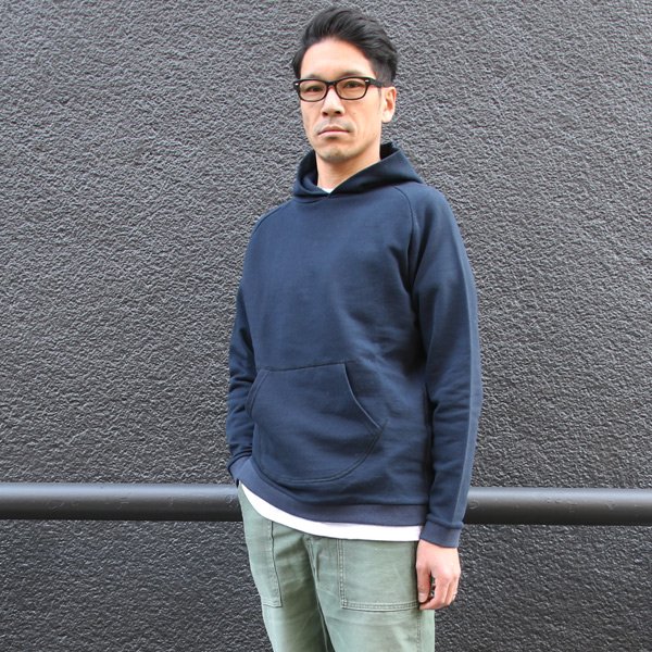 画像2: スウェット サドルショルダー フードプルオーバー L/S 【MADE IN JAPAN】『日本製』/ Upscape Audience