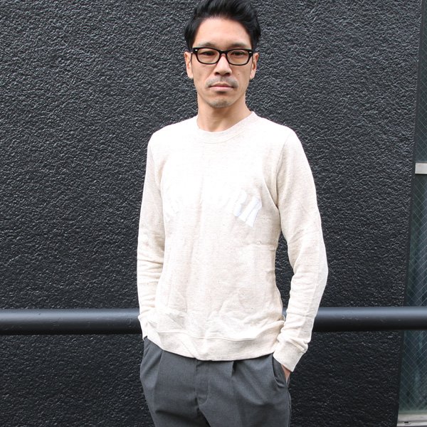 画像6: 【RE PRICE/価格改定】ヴィスコース粗挽TOP裏毛クルーネック長袖スウェット【MADE IN JAPAN】『日本製』/ Upscape Audience