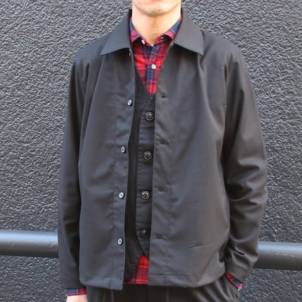 画像20: 【RE PRICE/価格改定】ギャバジンストレッチ コーチステンカラージャケット『日本製』 / Upscape Audience