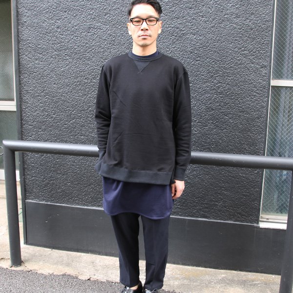 画像8: 【RE PRICE/価格改定】30/10裏毛サイドスリットオーバーサイズクルーネック長袖スウェット【MADE IN JAPAN】『日本製』/ Upscape Audience