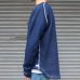 画像11: 本藍染裏毛 サドルショルダー 胸ポケ付 ヘムラウンド L/S スウェット【MADE IN TOKYO】『東京製』/ Upscape Audience