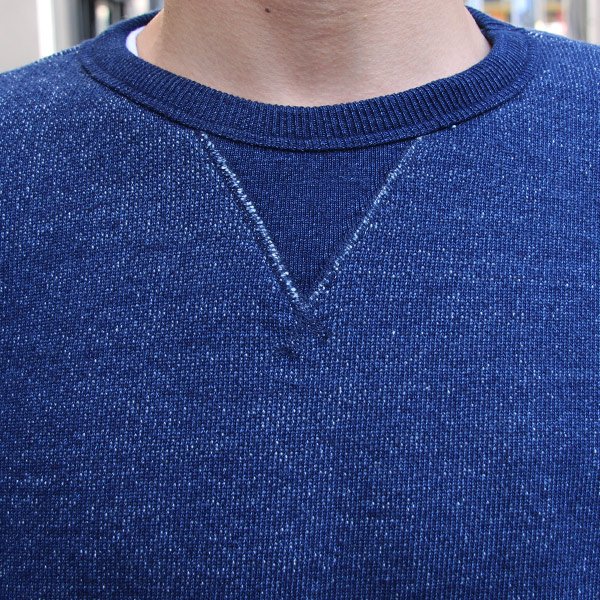 画像15: 本藍染裏毛 ガゼットC/N L/S スウェット【MADE IN TOKYO】『東京製』/ Upscape Audience