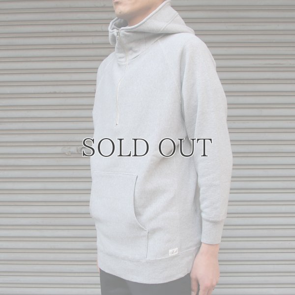画像7: ヴィンテージ裏毛 スタンドZIPフードプルオーバー 9/S スウェット 【MADE IN TOKYO】『東京製』/ Upscape Audience
