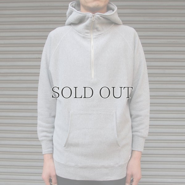 画像6: ヴィンテージ裏毛 スタンドZIPフードプルオーバー 9/S スウェット 【MADE IN TOKYO】『東京製』/ Upscape Audience