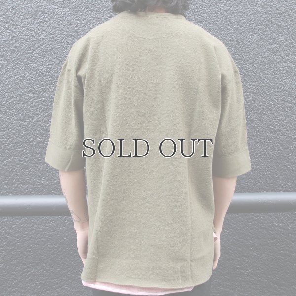 画像7: ヴィンテージパイル天竺 ヘムラウンド 5/S カットソー【MADE IN TOKYO】『東京製』/ Upscape Audience