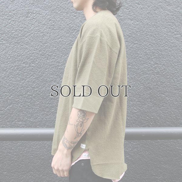 画像6: ヴィンテージパイル天竺 ヘムラウンド 5/S カットソー【MADE IN TOKYO】『東京製』/ Upscape Audience