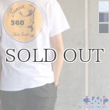 360°SPORTS WEAR（スリーシックスティスポーツウェア） "CIRCLE" 6oz米綿丸胴ポケ付きS/S Tee/ Audience