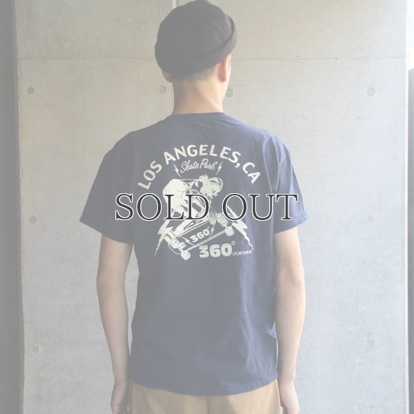 画像11: 360°SPORTS WEAR（スリーシックスティスポーツウェア） "LA" 6オンス米綿丸胴ポケ付き半袖 Tee/ Audience