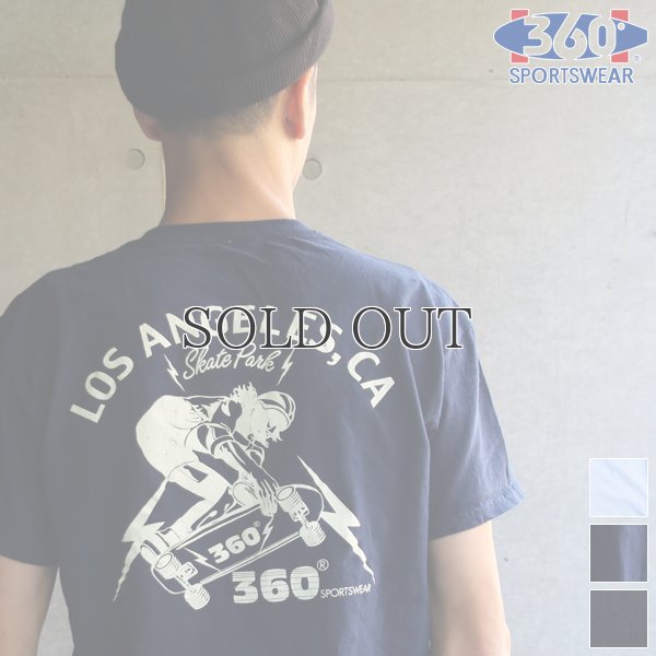 画像10: 360°SPORTS WEAR（スリーシックスティスポーツウェア） "LA" 6オンス米綿丸胴ポケ付き半袖 Tee/ Audience