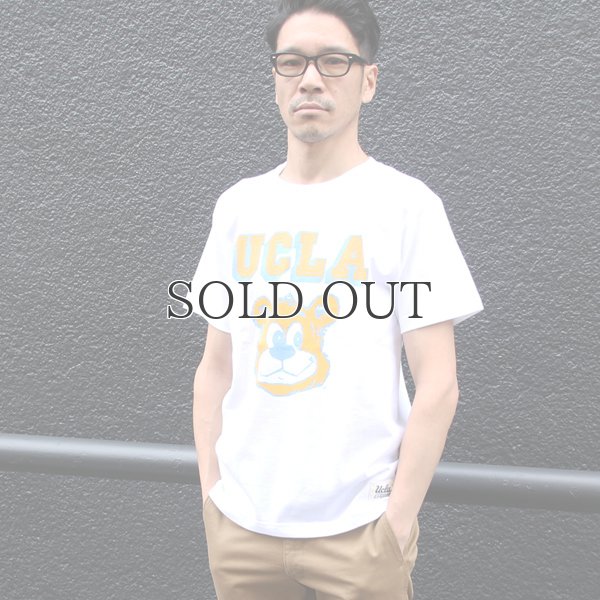 画像7: 6.2oz丸胴UCLA"BEAR"オールドプリントTEE / Audience