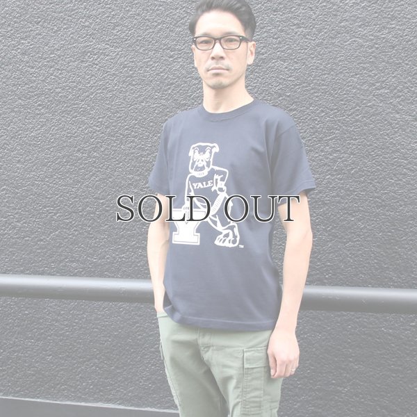 画像7: 6.2oz丸胴YALE"Y-Handsome"オールドプリントTEE / Audience